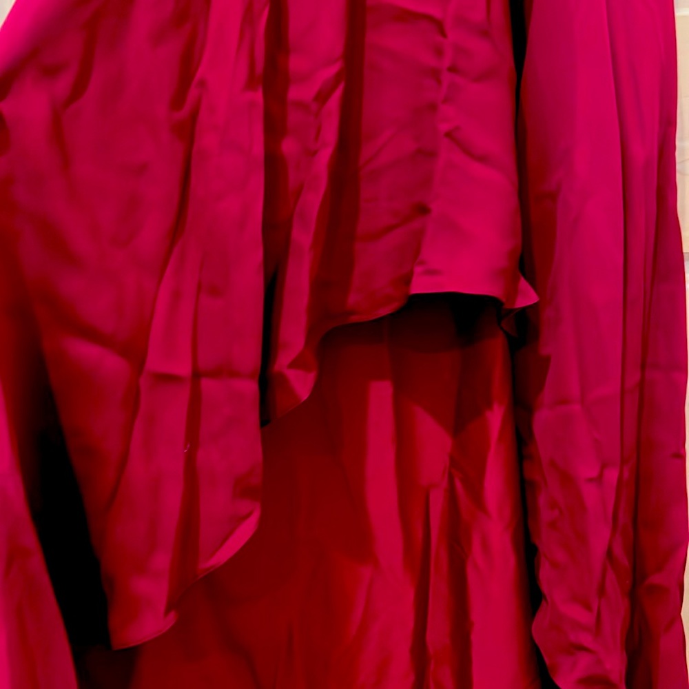 NWT Haute Hippie “Silk, Asymmetric High-Low” Dress - Picture 8 of 8